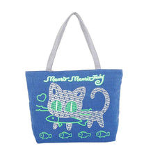 Forward Girl Women Cute Cartoon Cat Bags Shoulder Bag Canvas Casual Hbag ILML