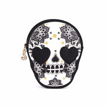 Forward Women Black Skull Shoulder Messenger Bag Hbag Purse ILML