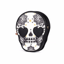 Forward Women Black Skull Shoulder Messenger Bag Hbag Purse ILML