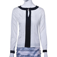Forward Women Loose Chiffon Tops Long Sleeve Turn-down Collar Shirt Casual Blouse Plus Size  ILML