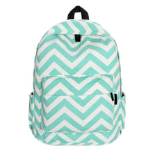 Forward Youth Trend Shoulder Bag Backpack Double-Shoulder Sweet Stripe Canvas Schoolbag for Teenagers Travel Bag ILML