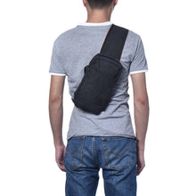 Forward Mens Casual Cavans Solid Color Zipper Shoulder Bag  ILML