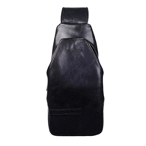 Forward Men Messenger Bags PU Leather Travel Bag Chest Bag Men's Single-shoulder Ba ILML