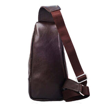 Forward Men Messenger Bags PU Leather Travel Bag Chest Bag Men's Single-shoulder Ba ILML
