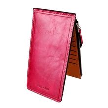 Forward Novelty Women Men Wallet PU Leather Purse Ultra-thin Multifunctional Zipper Wallet Card Holder ILML