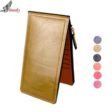 Forward Novelty Women Men Wallet PU Leather Purse Ultra-thin Multifunctional Zipper Wallet Card Holder ILML