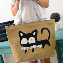 Forward Trend American Apparel Cat fish Printed Shoulder Bag Canvas Messenger Shopping Bags ILML