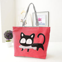 Forward Trend American Apparel Cat fish Printed Shoulder Bag Canvas Messenger Shopping Bags ILML