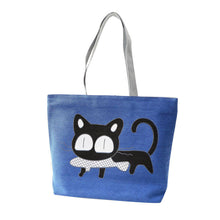 Forward Trend American Apparel Cat fish Printed Shoulder Bag Canvas Messenger Shopping Bags ILML