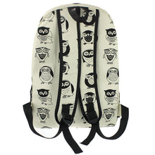 Forward Women Canvas Owl Printed Travel Oversize Satchel Shoulder Bag Backpack School Rucksack School Bags for Teenagers ILML