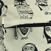 Forward Women Canvas Owl Printed Travel Oversize Satchel Shoulder Bag Backpack School Rucksack School Bags for Teenagers ILML