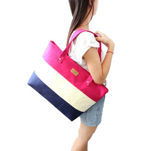 Forward Women Canvas Striped Hbags Shoulder Messenger Bags  ILML