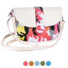 Forward Women Camouflage Color Edge Leather Messenger Crossbody Clutch Shoulder Hbag Bag  ILML