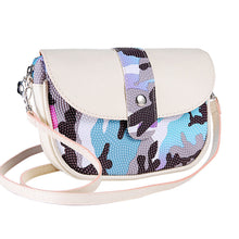 Forward Women Camouflage Color Edge Leather Messenger Crossbody Clutch Shoulder Hbag Bag  ILML