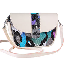 Forward Women Camouflage Color Edge Leather Messenger Crossbody Clutch Shoulder Hbag Bag  ILML