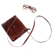 Forward Women Imitation PU Leather Messenger Bag Crossbody Satchel Shoulder Hbag red black  ILML