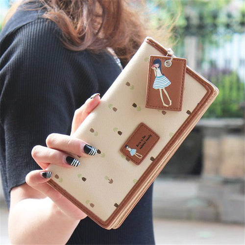 Forward Women Wallet Clutch Case Phone Carteiras Femininas Zip Money Bag Purse CardHolder Vintage Mujer Wallets Small Bag ILML