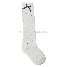 FreeLittle Girls Bowknot Polka Dot Cotton Knee Highs Kids In Tube Sockedia Corta ILML