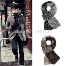 FreeMen Warm Mixed Color Striped Knit Mohair Woolen Soft Long Scarves ILML