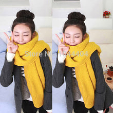 FreeUnisex Women Men Wool Woolen Scarves Warm Long Thick Scarf Stole Wrap ILML