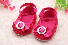 Baby Girls Rose Shoes Toddler party rose flower first walker princess dress shoes ILML