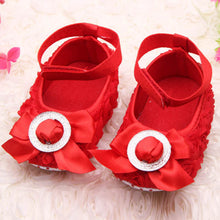 Baby Girls Rose Shoes Toddler party rose flower first walker princess dress shoes ILML