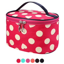 Dot Toiletry Bag Cosmetic Case Bag Large Capacity Portable Women Makeup Cosmetic Bags Storage Travel Bags  ILML