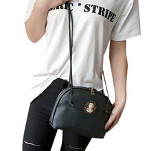 Shining Vintage Women leather Shoulder Bag Satchel Hbag Retro Beautiful women pattern Logo Messenger Bag ILML