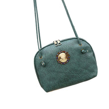 Shining Vintage Women leather Shoulder Bag Satchel Hbag Retro Beautiful women pattern Logo Messenger Bag ILML