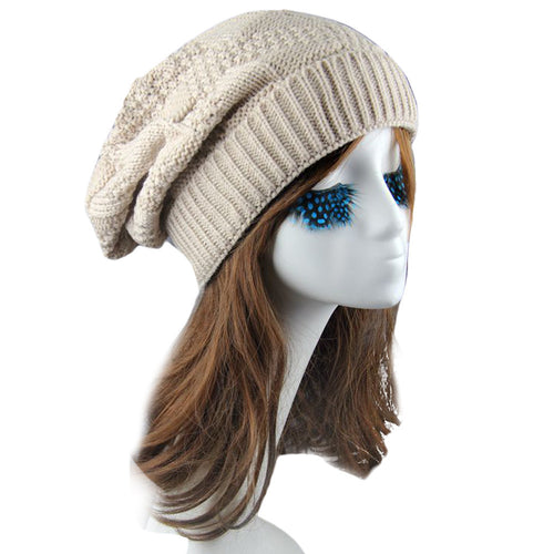 Men Women Warm Knitted Wool Hats Cap ILML