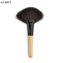 GUJHUI Professional Fan makeup brushes Blush Face Powder Foundation maquillage Cosmetics Eyeshadow eyebrow make up brushes Tools ILML