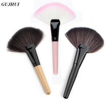 GUJHUI Professional Fan makeup brushes Blush Face Powder Foundation maquillage Cosmetics Eyeshadow eyebrow make up brushes Tools ILML