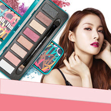 Generation Box Kit Make Up Eyeshadow Palette 8 Colors Eye Shadow Naked Shimmer Makeup Set With Brush Mirror ILML