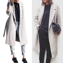 Girl Women Full Length Long Loose Trench Warm Military Coat Outwear ILML