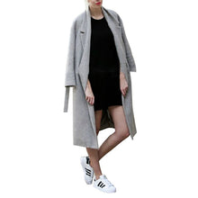 Girl Women Full Length Long Loose Trench Warm Military Coat Outwear ILML