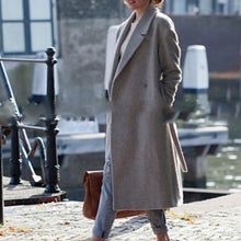 Girl Women Full Length Long Loose Trench Warm Military Coat Outwear ILML
