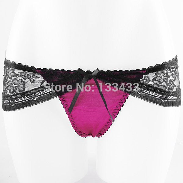 Girl Women Sexy G-string Thong Lace Briefs T-pant Panties Underwear Knickers  ILML