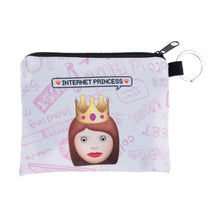 Girl printing Classic Retro Small Change Coin Purse Little Key Pouch Money Bag Mini Short Coin Holder Wallet bolsa Clutch ILML