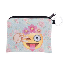 Girl printing Classic Retro Small Change Coin Purse Little Key Pouch Money Bag Mini Short Coin Holder Wallet bolsa Clutch ILML
