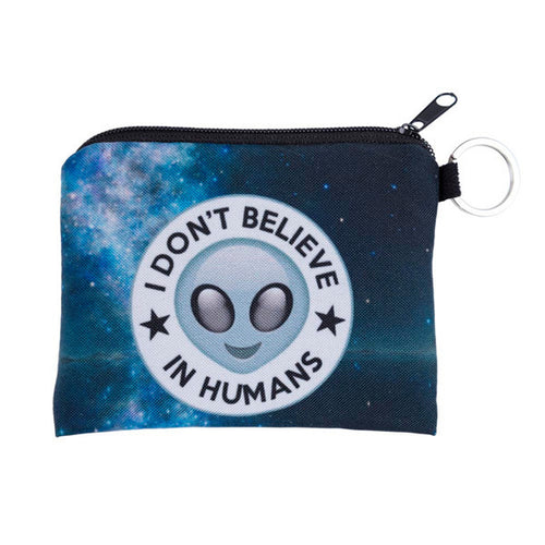 Girl printing coins change purse Clutch zipper zero wallet key bags Classic Retro Small Change Coin Purse Pouch Short Coin Bag ILML