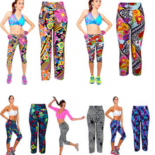 Goforward High Waist Stretched Women Pants Slim Printed Stretch Cropped Leggings Pants ILML