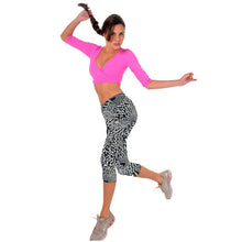 Goforward High Waist Stretched Women Pants Slim Printed Stretch Cropped Leggings Pants ILML