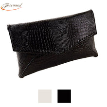 Goforward Women Crocodile PU Leather Messenger Bag Envelope Solid Bag Small Messenger Bag Bolsas Feminina ILML