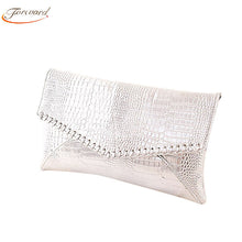 Goforward Women Crocodile PU Leather Messenger Bag Envelope Solid Bag Small Messenger Bag Bolsas Feminina ILML