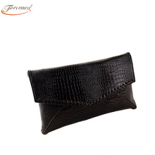Goforward Women Crocodile PU Leather Messenger Bag Envelope Solid Bag Small Messenger Bag Bolsas Feminina ILML