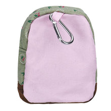 Goforward Canvas Mini Floral Backpack Women Girls Kids Coin Pouch  ILML