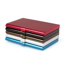 Goforward Creative Aluminum Holder Metal Box Cover Credit Business Card Wallet Waterproof  ILML