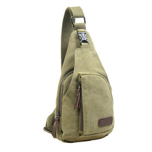 Goforward Mens Casual Canvas Unbalance Crossbody Shoulder Bag Chest Bag  ILML