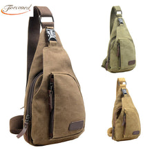 Goforward Mens Casual Canvas Unbalance Crossbody Shoulder Bag Chest Bag  ILML