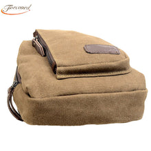 Goforward Mens Casual Canvas Unbalance Crossbody Shoulder Bag Chest Bag  ILML